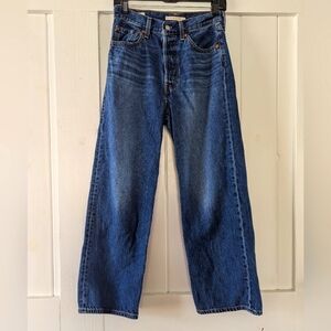 Levi's ribcage straight ankle jeans